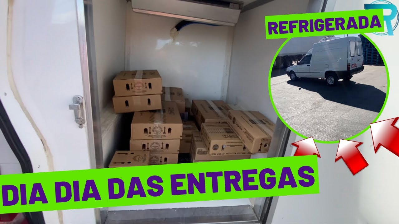 VAMOS NAS ENTREGAS COMIGO - FIORINO REFRIGERADA ! 🤔 VALEU A PENA ?