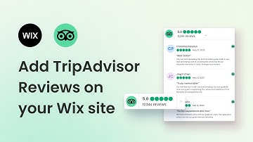 How to add Tripadvisor Reviews on your Wix site