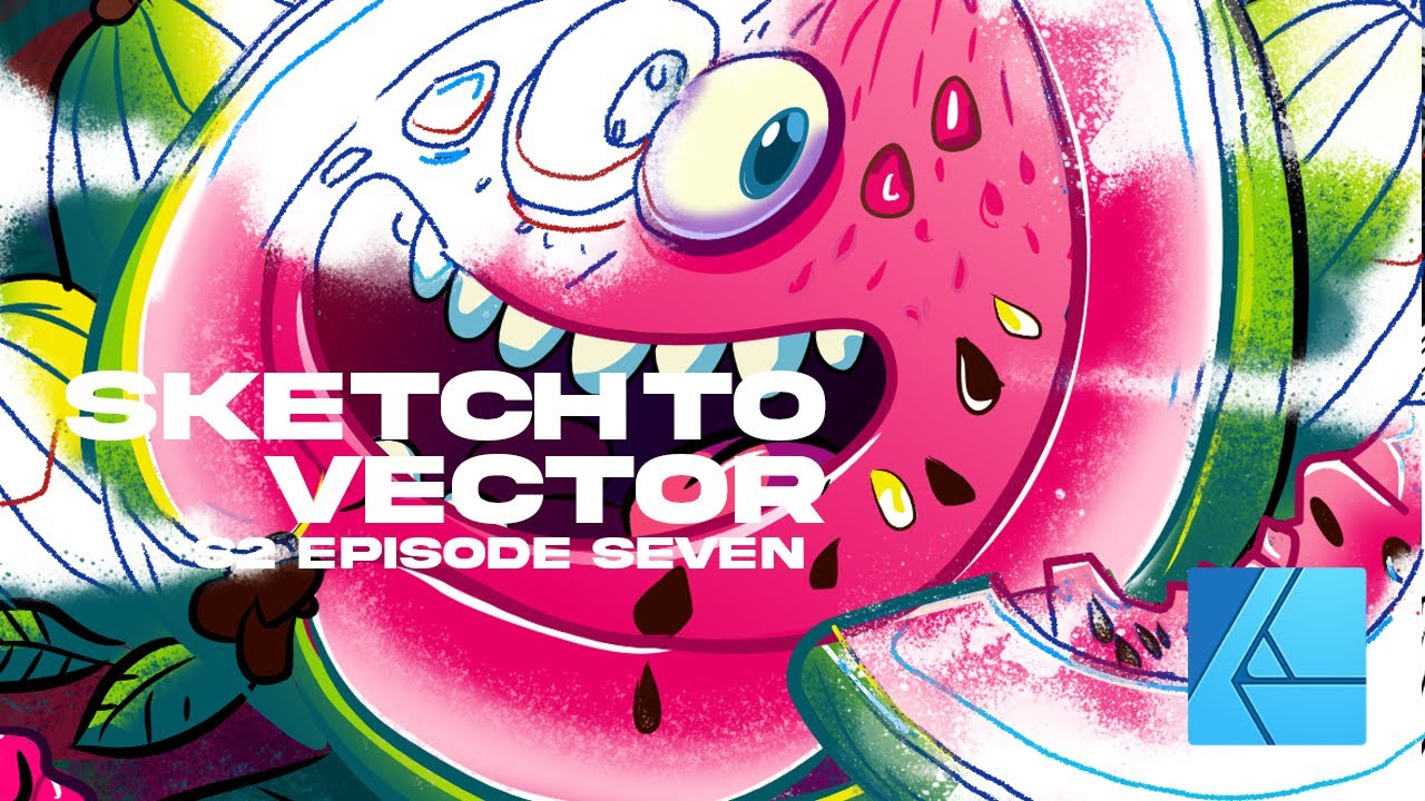 Pink Guava Cannabis Bag Art | FLOS Design Submission | Speed Drawing Affinity Designer