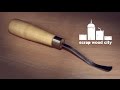 DIY spoon carving gouge from an old file