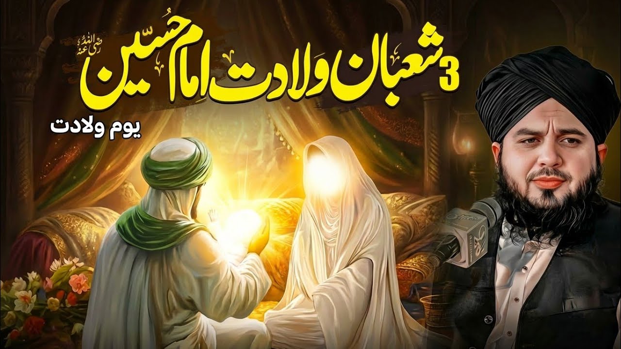 Imam Hussain (R.A.) Ki Wiladat | 3rd Shaban Ka Mubarak Din | Peer Ajmal Raza Qadri New Bayan 2026