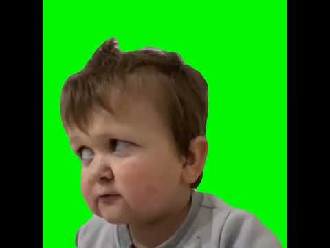 رياكشن حسب الله وهو ياكل قرين سكرين Hasbulla Eating And Staring Green Screen 