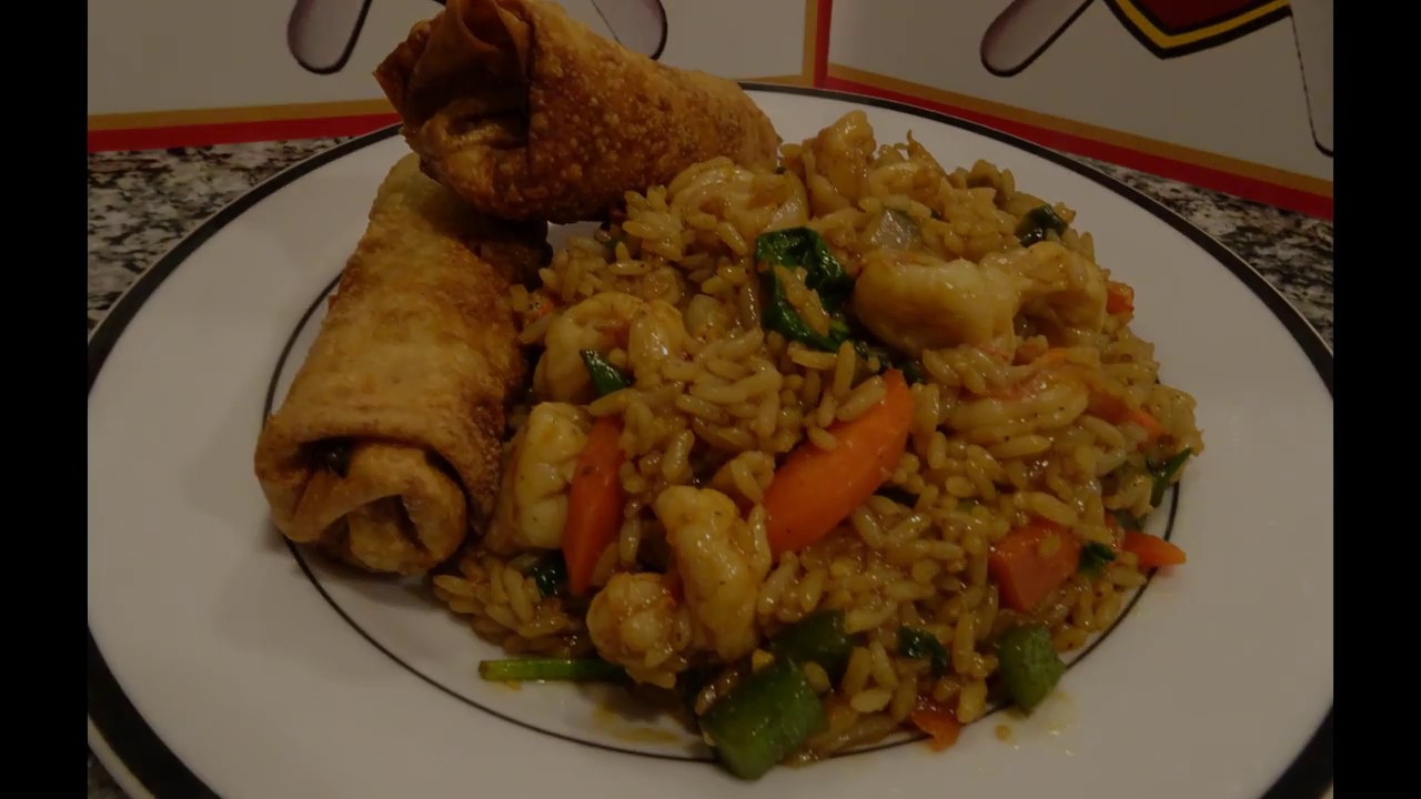 How To Make Chinese Shrimp Fried Rice & Egg Rolls | Easy Recipe | Better Than Take Out - YouTube