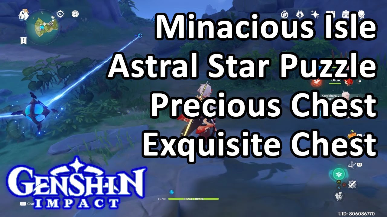 Minacious Isle Astral Star Puzzle Precious Chest Exquisite Genshin