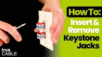 Best Way To Remove and Reuse a Keystone Jack (Simple Trick)