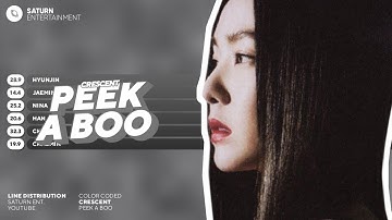 CRESCENT (초승달) - Peek A Boo // Line Distribution