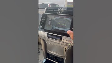 Excellent back camera in Land Cruiser Prado .