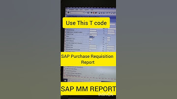 SAP-inkoopaanvraagrapport I SAP-leveranciersinkooprapport #me5a #shorts #shortsvideo #shortsfeed ...