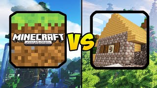 &quot;MINECRAFT POCKET EDITION VS MINI CRAFT STORY&quot; (MCPE, Mini Minecraft, Mobile Games, iOS, Android)