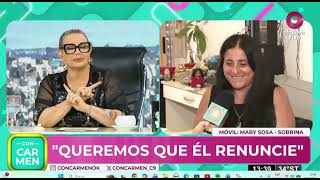 Con Carmen- Canal 9 - Carmen Barbieri sobre Mercedes Sosa