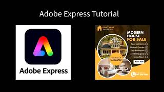 Adobe express tutorial: social media post design for Real estate