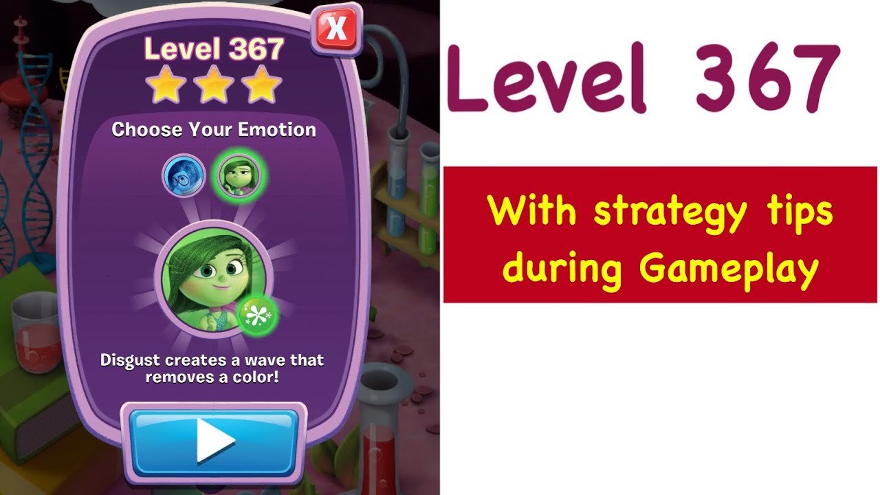 Inside Out Thought Bubbles Level 367 Tips and Strategy Gameplay Walkthrough