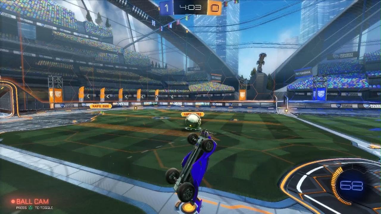 First Arena Rocket League Gameplay