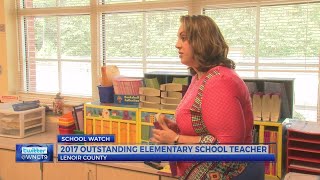 Pink Hill math teacher recognized by school system