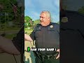 Man Flips Off Cops, Stands His Ground, Officers Retreats #police #shorts