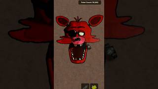 Drawing Foxy in Roblox #fnaf #roblox