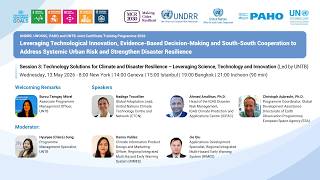 UNDRR-UNOSSC-PAHO-UNTB Joint Certificate Training Programme 2026 - Session 3