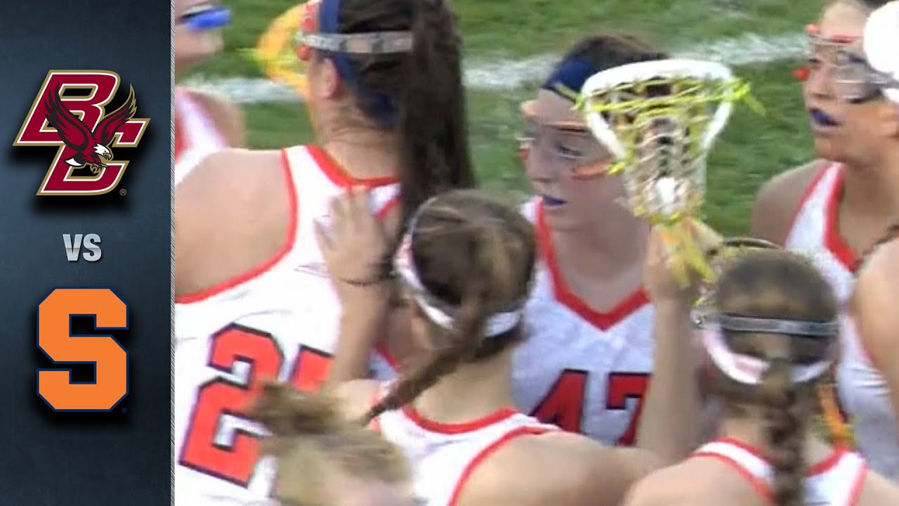BC vs. Syracuse ACC Women's Lacrosse Championship Highlights (2016