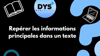 FRENCH - 5TH GRADE - I can identify the main information in a text