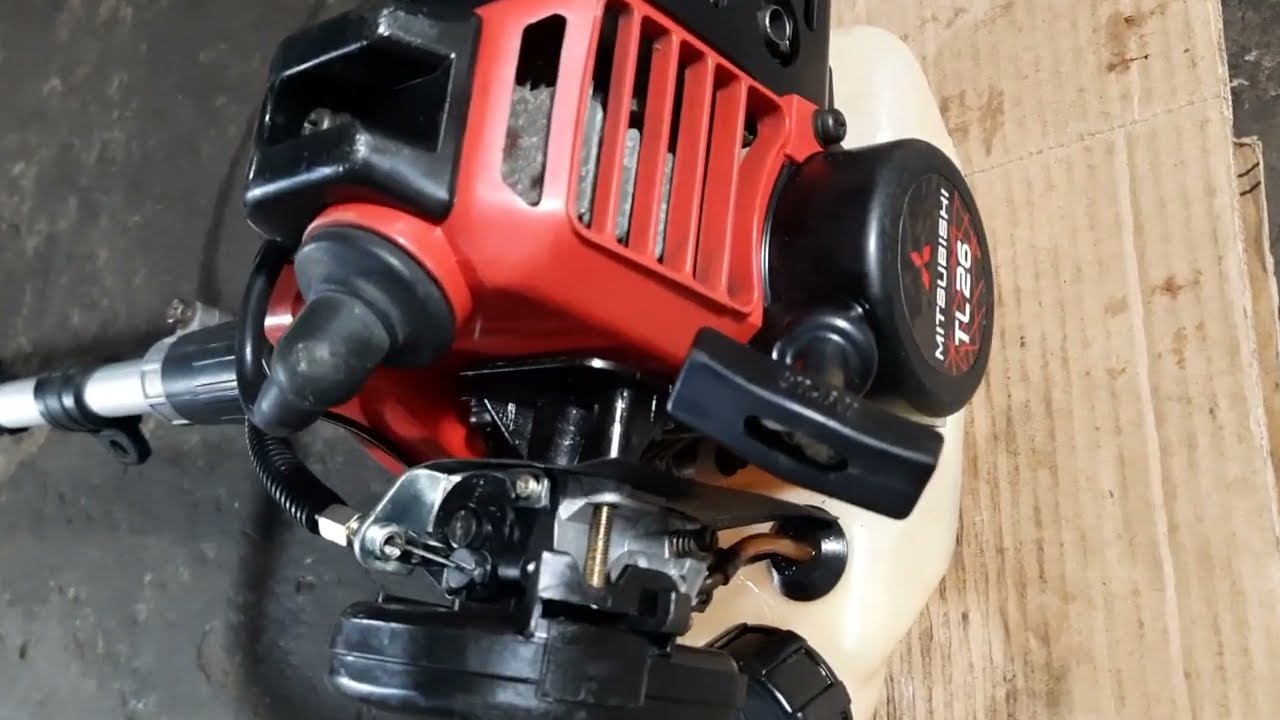 Máy cắt cỏ MITSUBISHI TL26 nòng 33ly 26CC hàng Nhật... - youtube