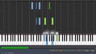 Video thumbnail of "Goldmund - Threnody (synthesia piano tutorial)"