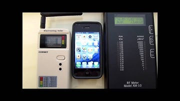 Radiation (RF EMF/EMR) from an iPhone (Smart phone) in different modes