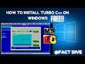 How to install turbo C++ on windows that to for free within minutes check out the video!! @Fact Dive