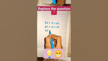 Replace the question mark ❓💡