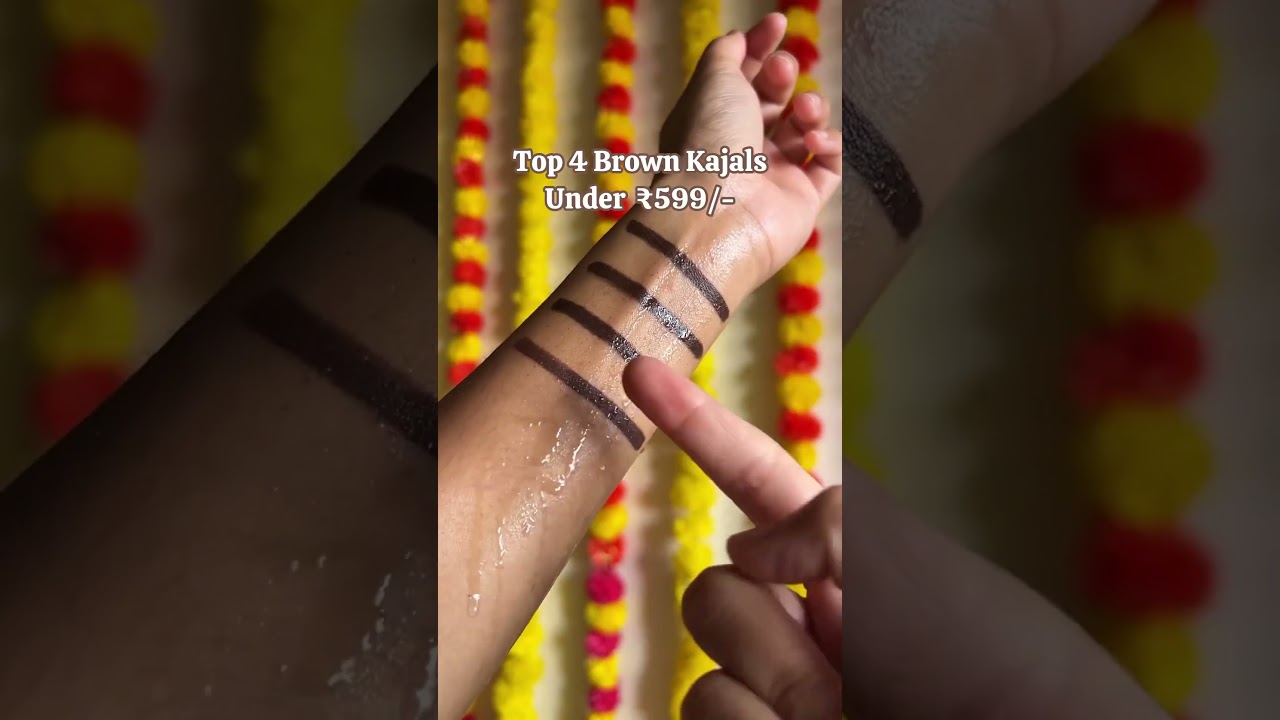 Top 4 affordable brown Kajals. Affordable makeup, Affordable Smudge Proof Kajals, Everyday Kajal