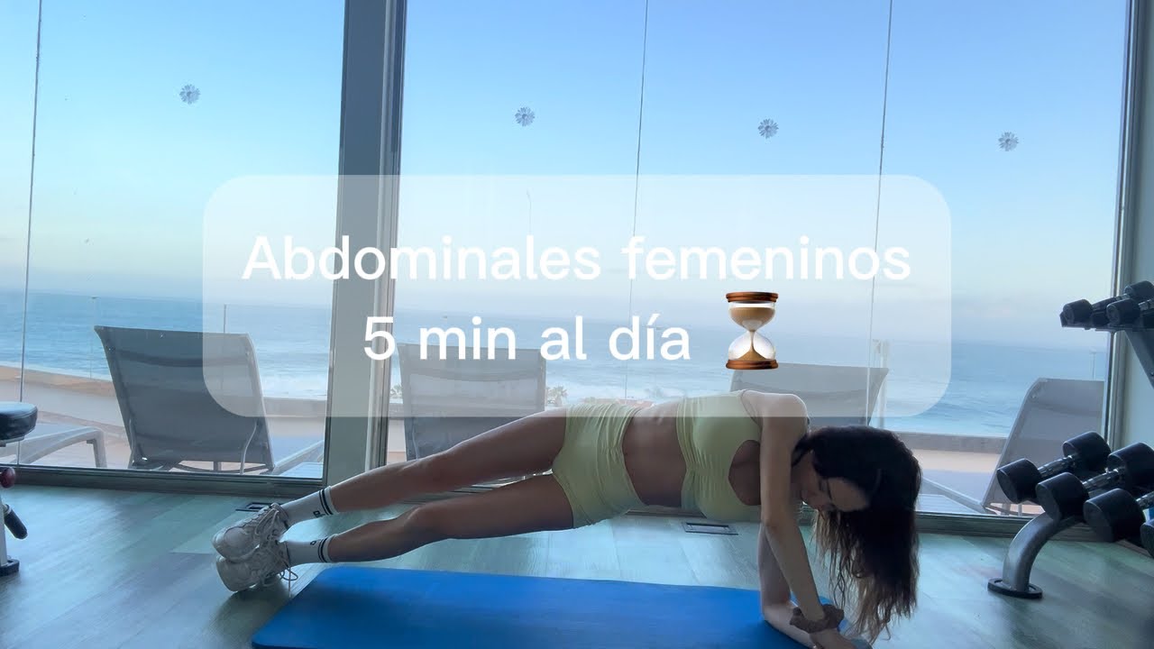 Rutina rápida para abdomen plano y cintura definida 🤍⏳