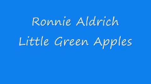 Ronnie Aldrich - Little Green Apples