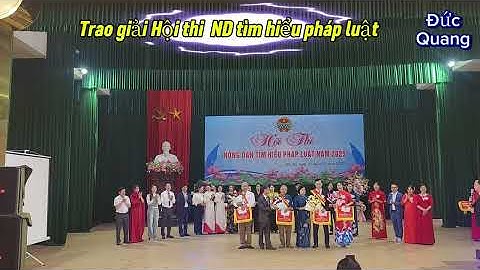 Công bố giải thi nông dân tìm hiểu pháp luật  xã yên mỹ  10/ 12 . 2025