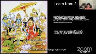 Sri Ahobila Mutt USAs SV Story Session - Ramayana - Second of 3 sessions