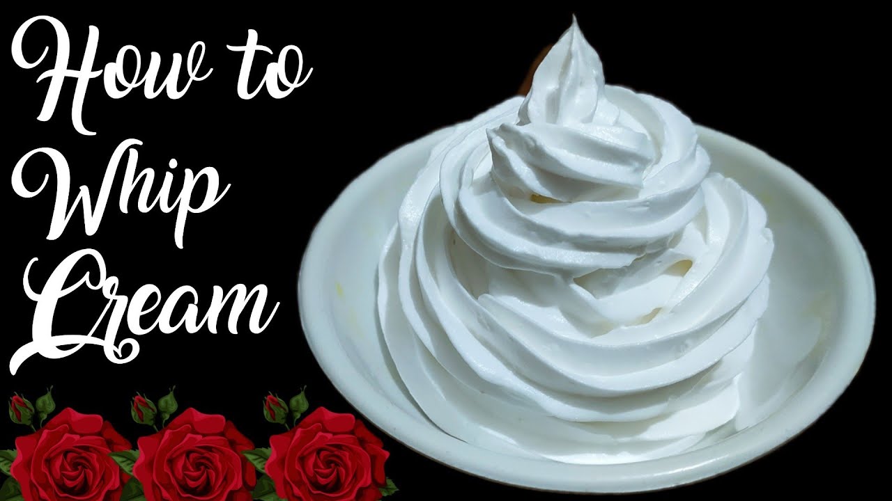 How To Whip Cream Stiff Peaks Whipped Cream How To Make Whipped