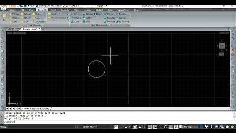 How to draw cylinder facet model in JTS IntelliCAD 11