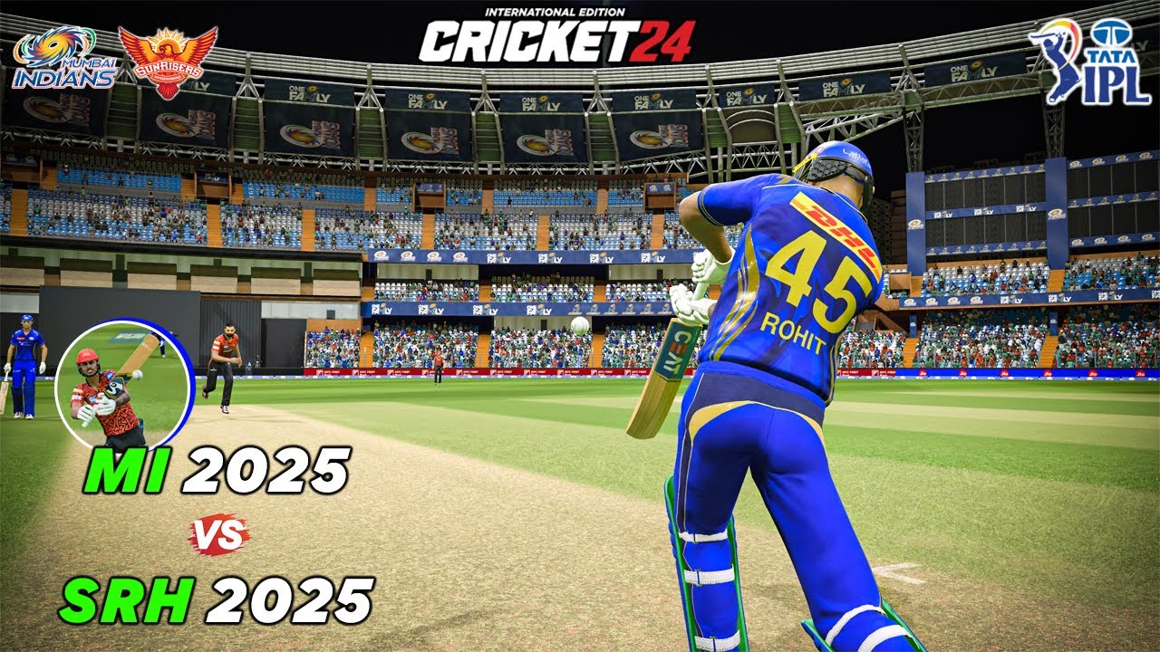 MI vs SRH - Heavyweight Clash in Wankhede😍🔥- IPL in Cricket 24 - YouTube