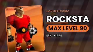 Monster Legends Rocksta - The Footballer Epic At Max Level screenshot 2