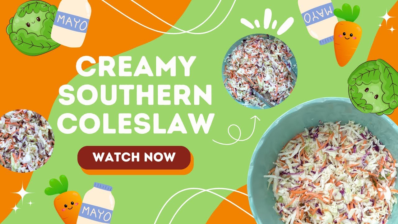 Creamy Southern Coleslaw - Just Like Raising Cane's Coleslaw - YouTube