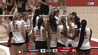 Highlights vs UW-Milwaukee || Wisconsin Volleyball || Sep. 18, 2026