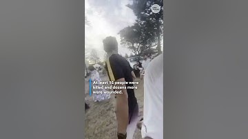 Eyewitness video shows celebration moments before Bondi shooting