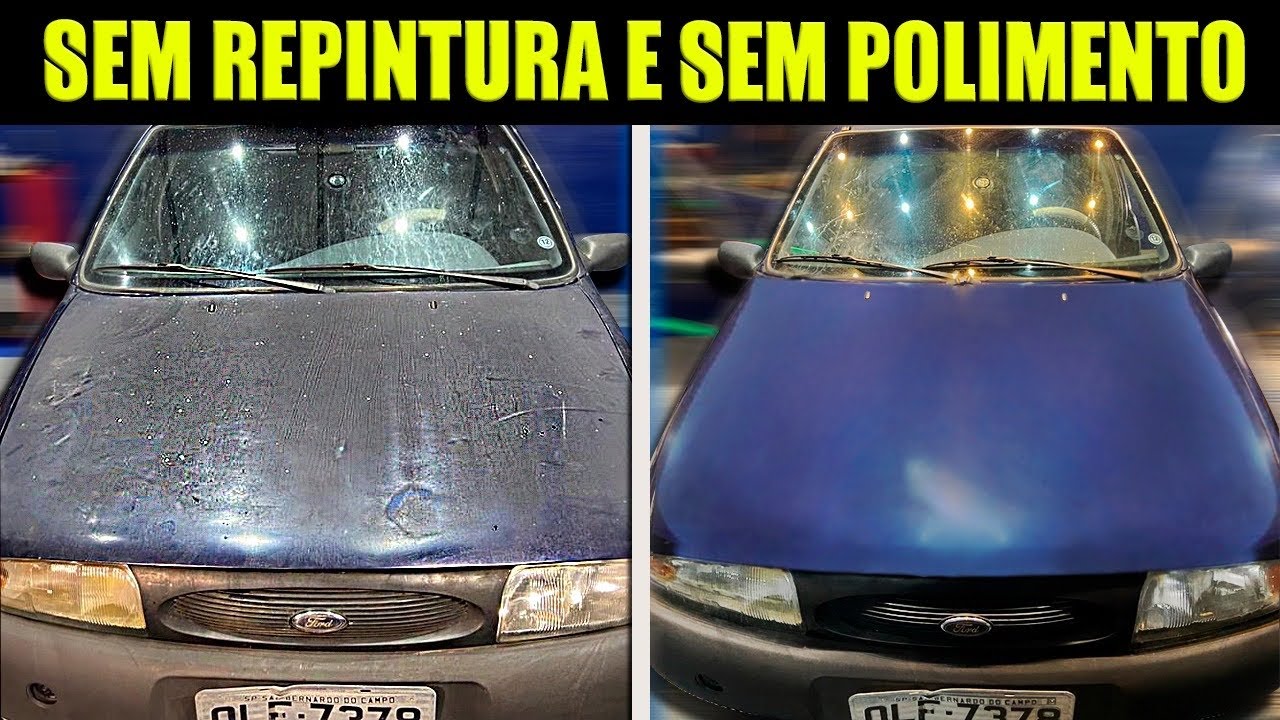 COMO RECUPERAR PINTURA QUEIMADA SEM POLIMENTO | SEM REPINTURA AUTOMOTIVA | RESTAURAR CASEIRO