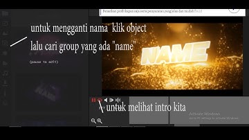 Tutorial Cara buat INtro 3d mudah sekali dalam 3 menit tanpa software