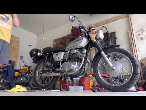 1971 Honda CB350 Super Sport Restoration Kick Start
