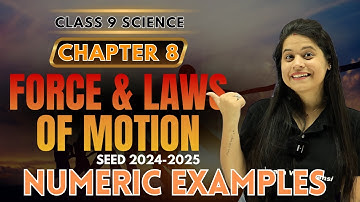 Force And Laws Of Motion | Numerical Examples | Chapter 8 | SEED 2024-2025