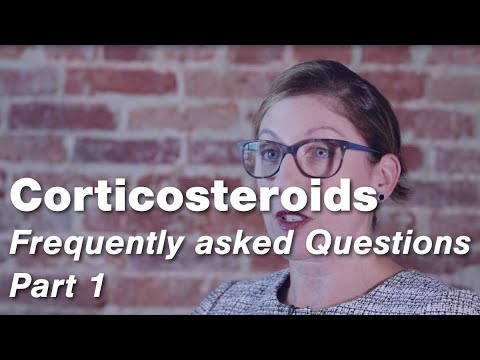 कॉर्टिकोस्टेरॉइड्स - अक्सर पूछे जाने वाले प्रश्न भाग 1 | जॉन्स हॉपकिंस