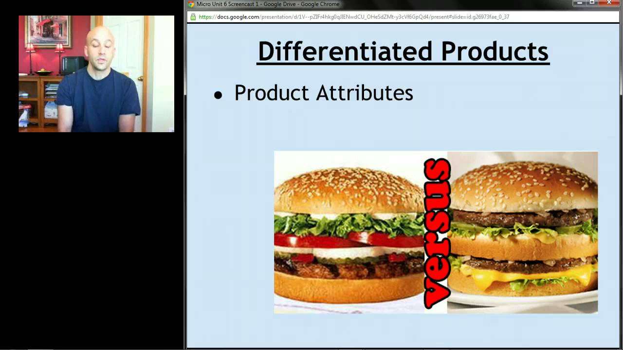 AP Micro: Unit 6 Screencast 1 - Introduction to Monopolistic Competition