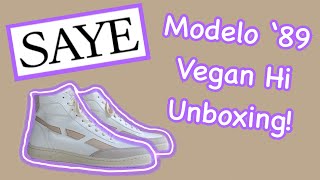 Saye Brand Modelo 89 Vegan Hi Unboxing Beige