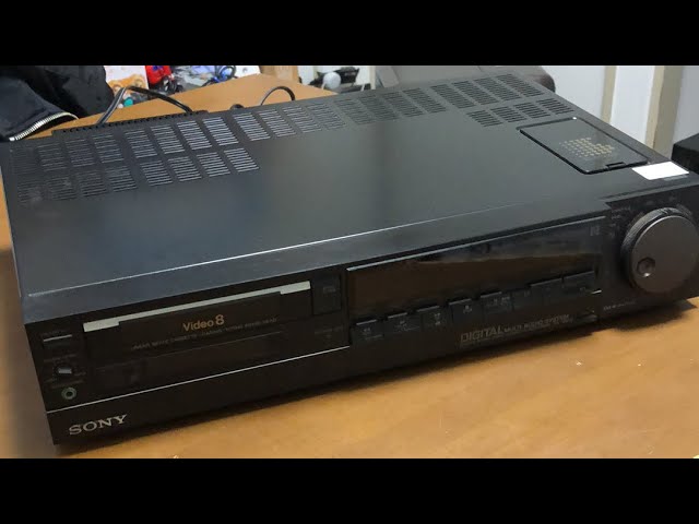 ハードオフ購入】ソニー8ミリビデオデッキEV-S800分解【修理できるのか