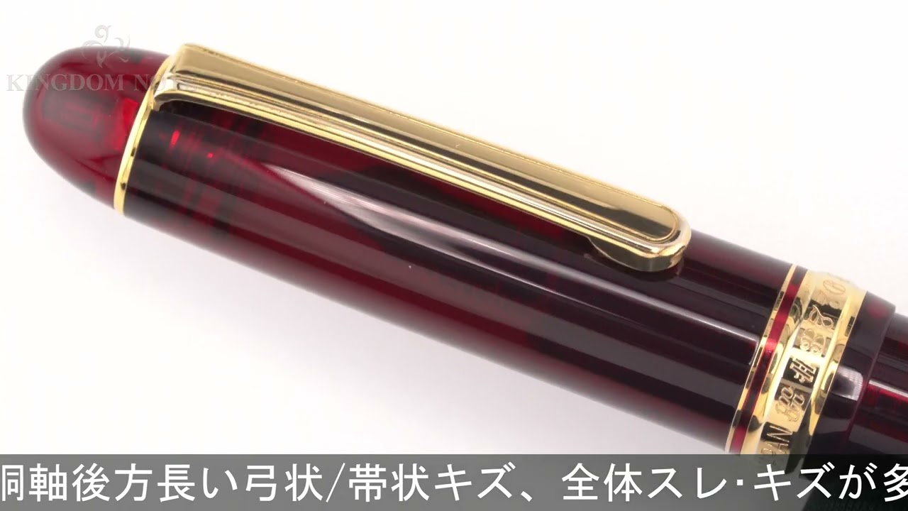 PLATINUM プラチナ 万年筆 #3776 センチュリー ブルゴーニュ PNB-10000