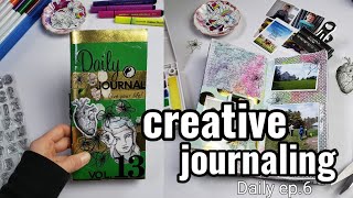 Creative Journaling | Traveler's Notebook | Daily Ep.06 #creativejournaling #dailyjournaling